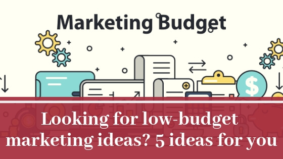 Looking for low-budget marketing ideas