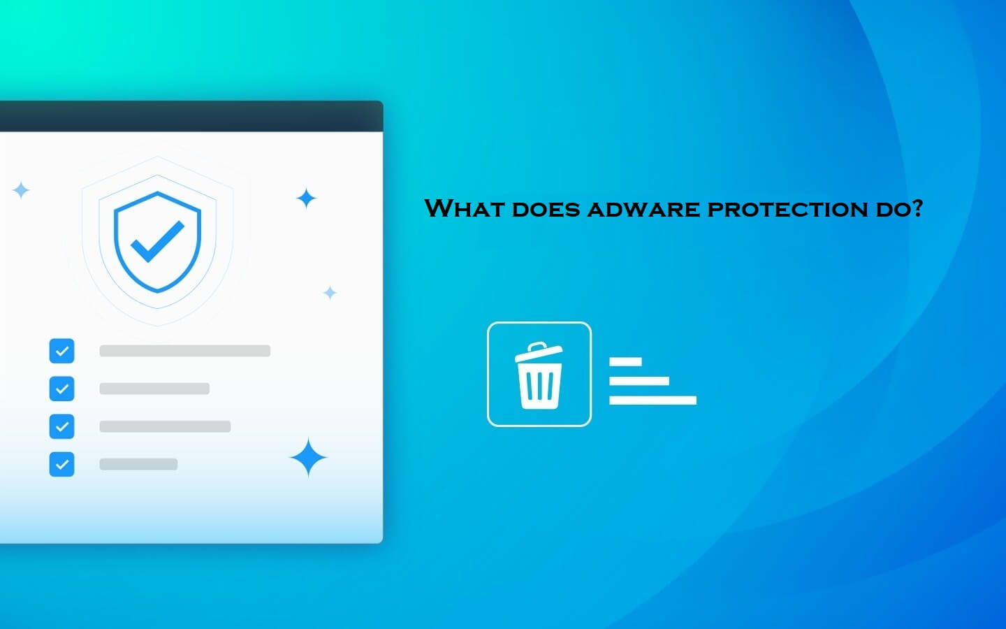 What does adware protection do?