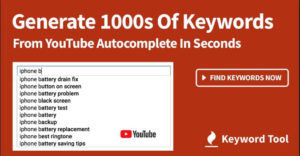 youtube keyword tool