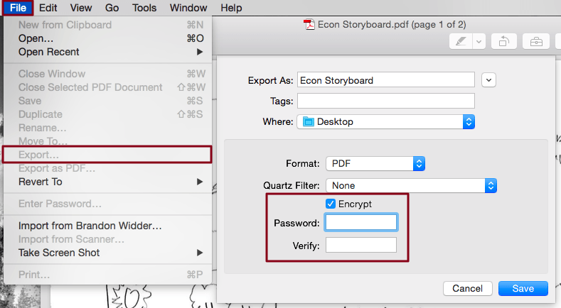 How to password protect a PDF