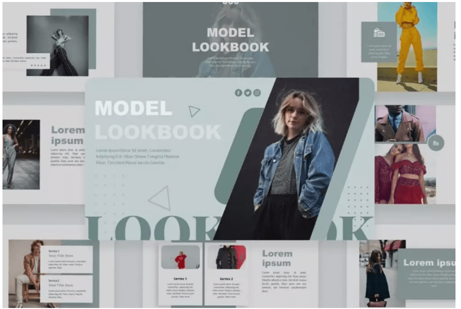 Model Lookbook Presentation Template