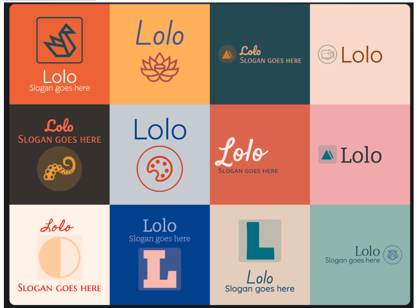 Shopify logo maker interface generating logos for ecommerce brands and online stores.